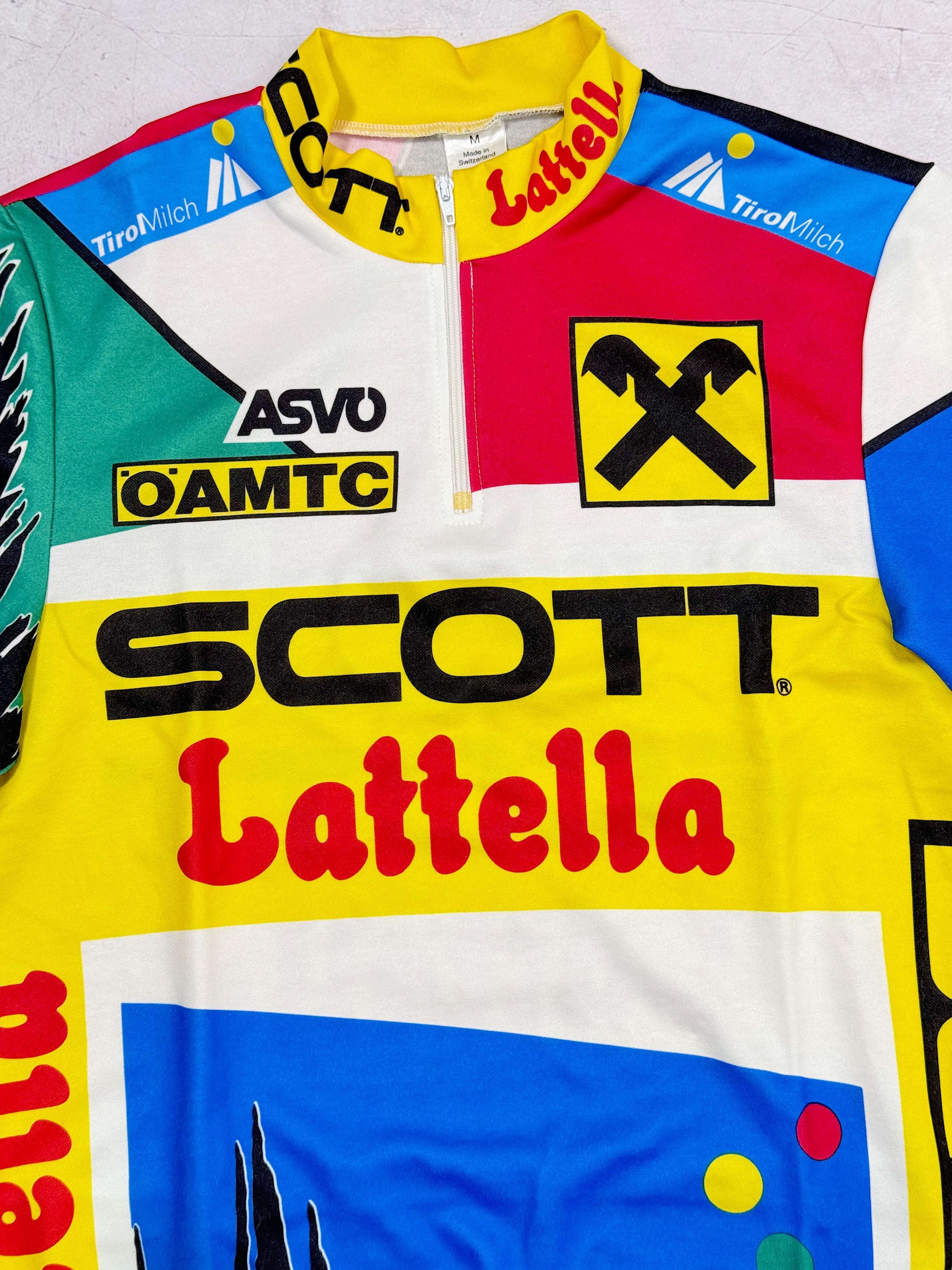Vintage Vintage Scott Lattella Cycling Jersey ASVO Size US M / EU 48-50 / 2 - 3 Thumbnail