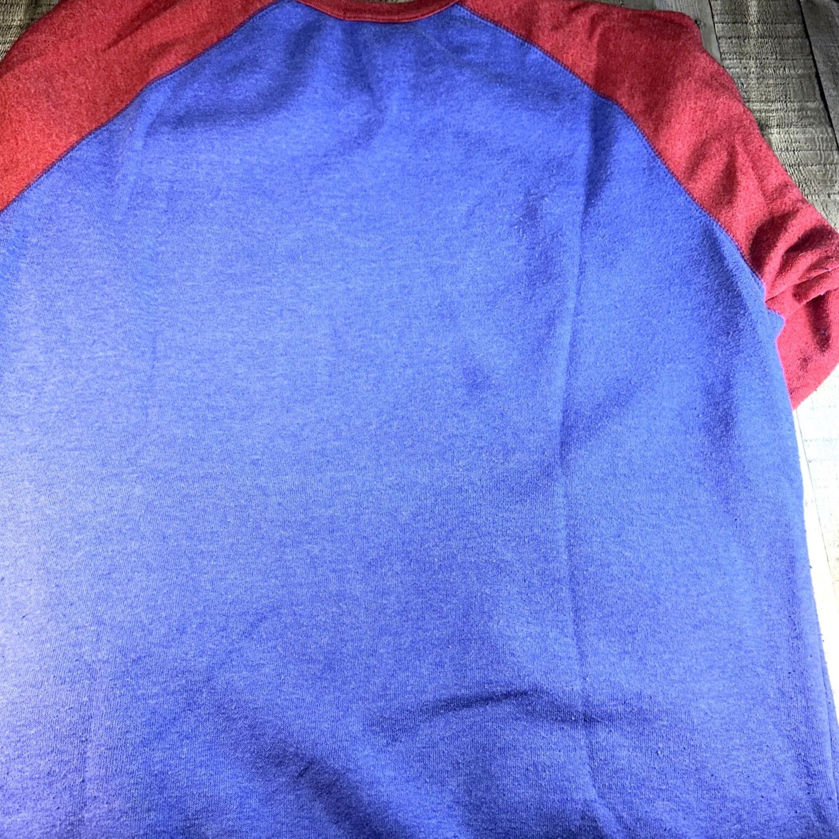 Vintage VINTAGE Fashion Geek Sweatshirt Men XL Gray Pullover Geek Style Red / Blue XXL Size US XL / EU 56 / 4 - 4 Thumbnail