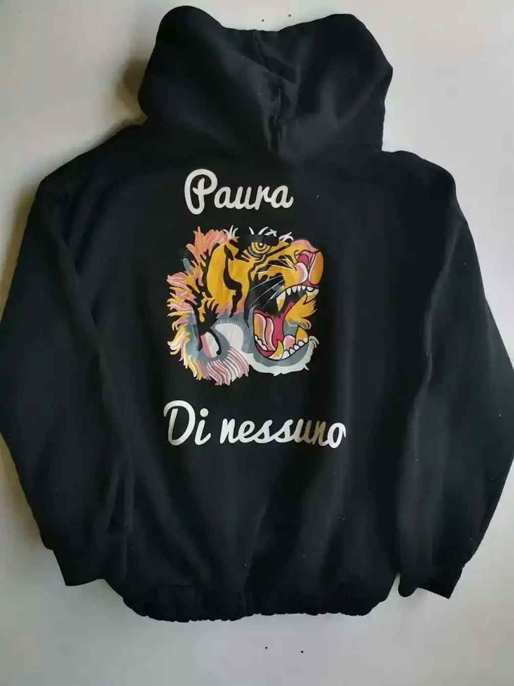 Vintage Vintage Girly Doll Tiger Face Sweatshirt Hoodie Size US XL / EU 56 / 4 - 4 Thumbnail