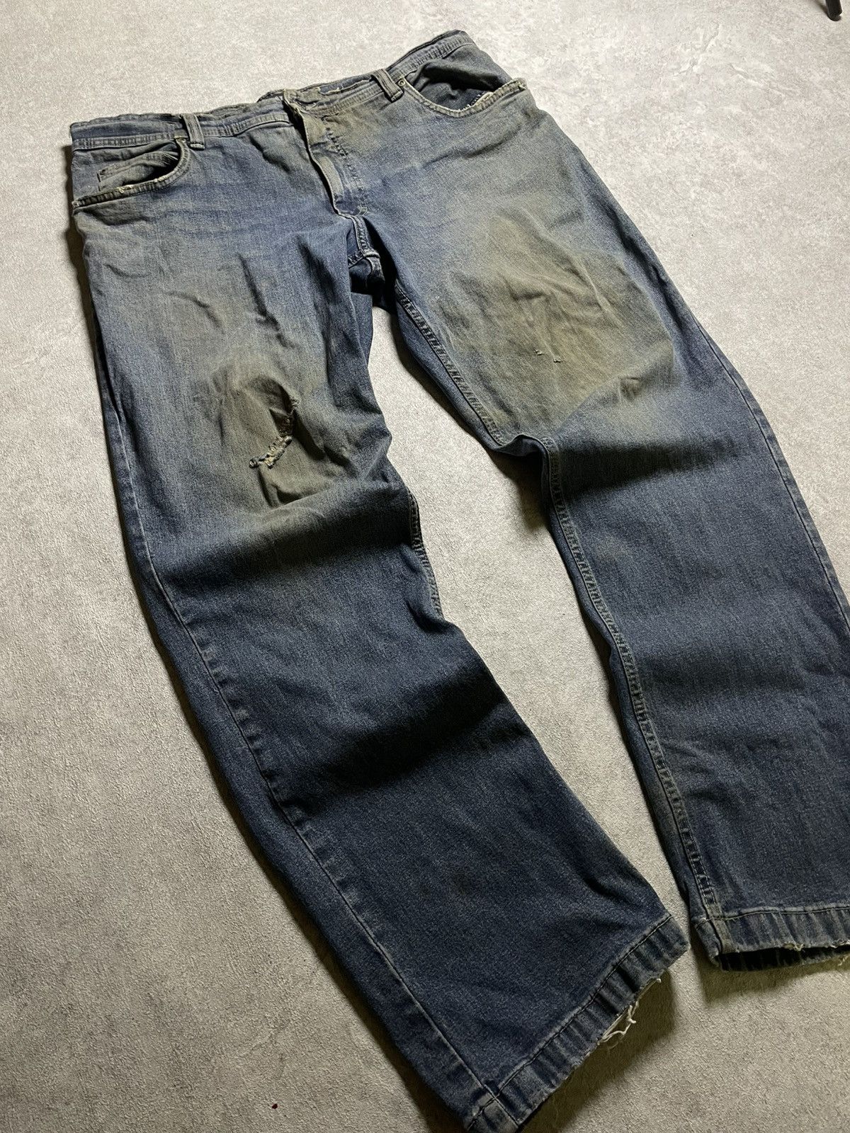 If Six Was Nine × Le Grande Bleu (L.G.B.) × Tornado Mart Distressed Work Denim Angelo Litric Cut & Burn IfSixWasNine Size US 32 / EU 48 - 2 Thumbnail