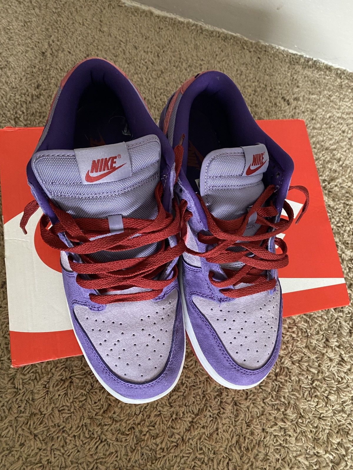 Nike Nike dunk low plum Sz 10 Size US 10 / EU 43 - 3 Thumbnail