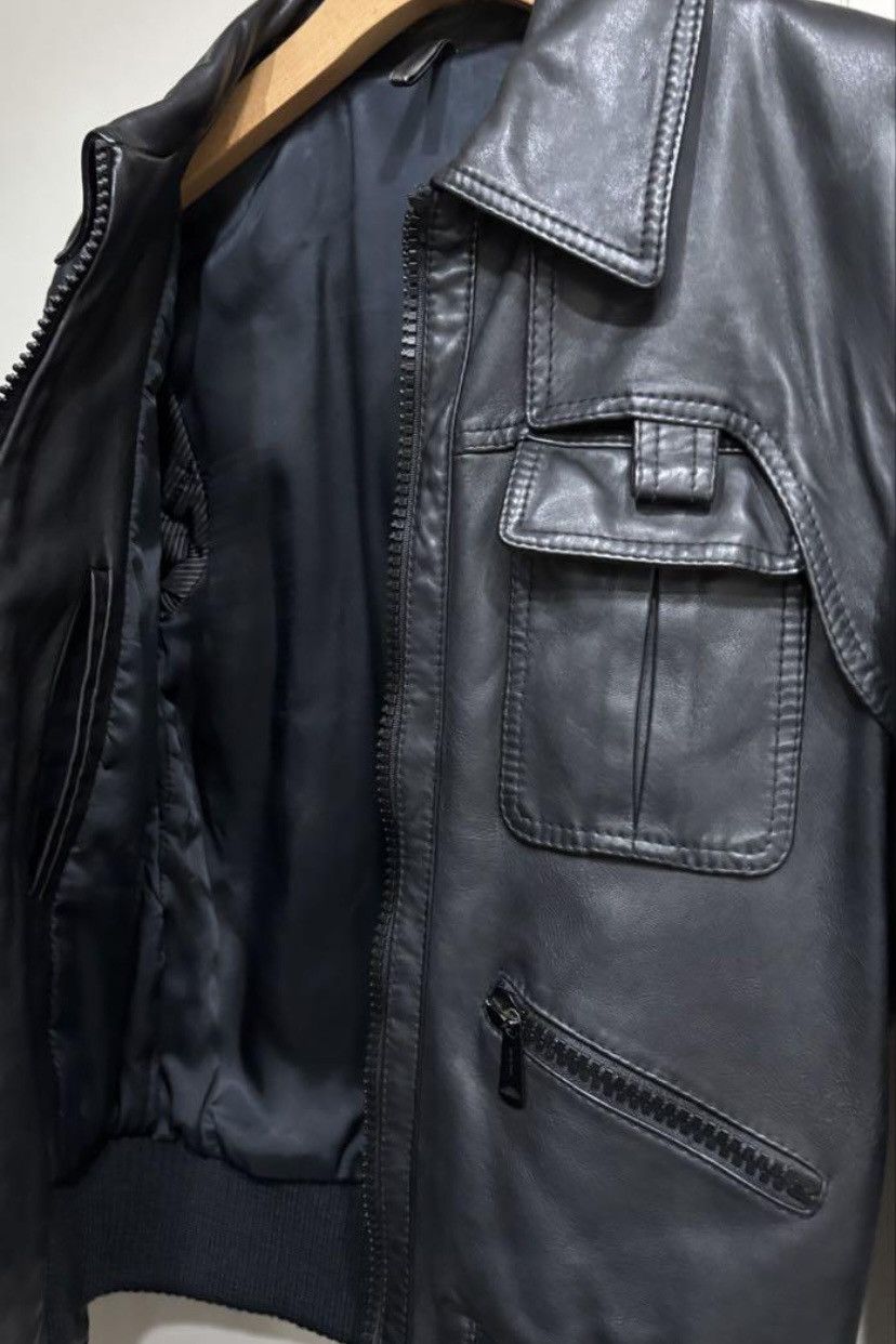 Hedi Slimane AW06 Dior Homme A2 leather jacket Size US S / EU 44-46 / 1 - 6 Thumbnail