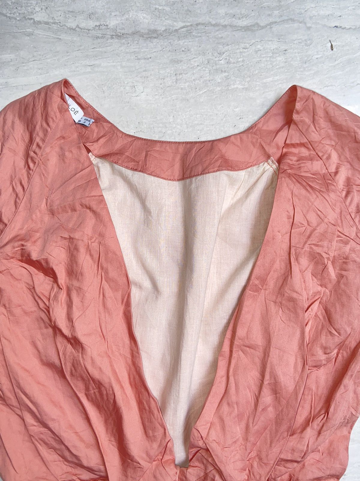 See by Chloe See By Chloe Pink Midi Dress Size XS / US 0-2 / IT 36-38 - 8 Thumbnail