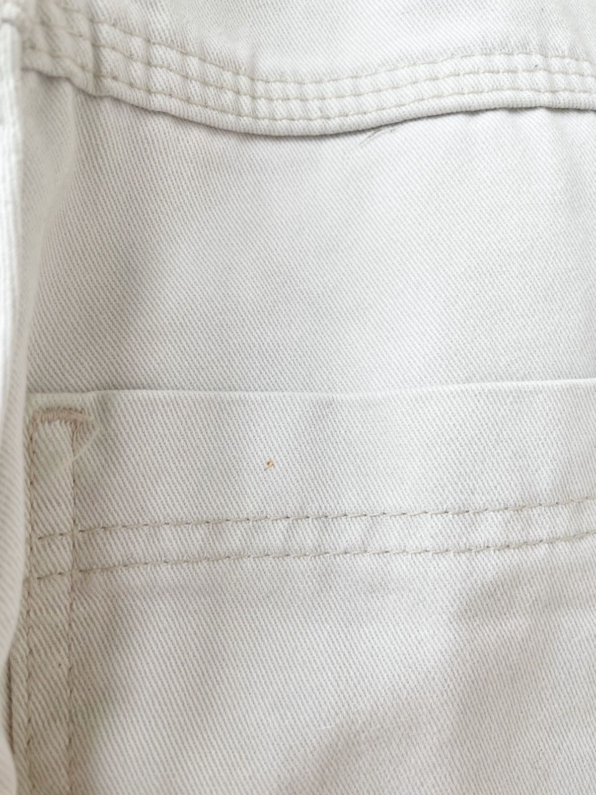 Lee Lee x Pipes Vintage Wide Leg Women White Jeans JNCO Size XS Size 25" / US 0 / IT 36 - 9 Thumbnail