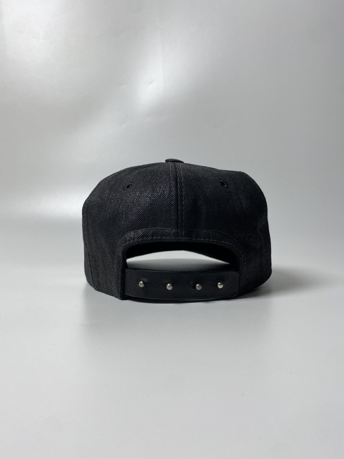 Rick Owens RICK OWENS LEATHER BRIM WAXED CAP Size ONE SIZE - 4 Thumbnail
