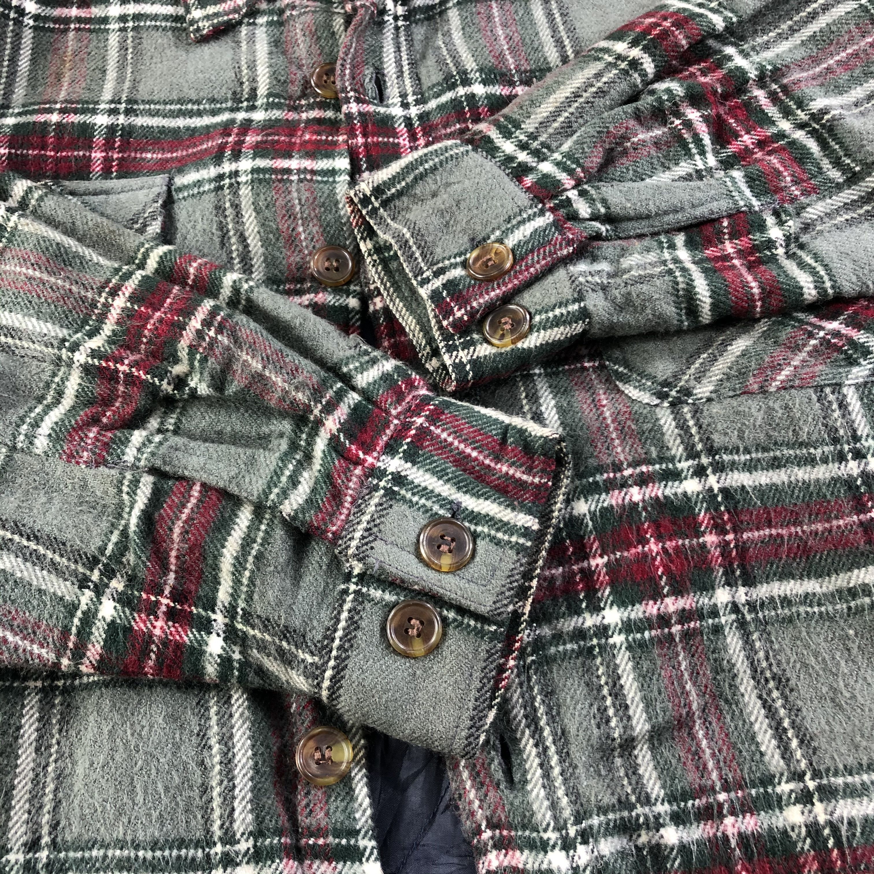 Japanese Brand Vintage Nepuca Plaid Flannel Shirt Jacket -JC181 Size US L / EU 52-54 / 3 - 4 Thumbnail