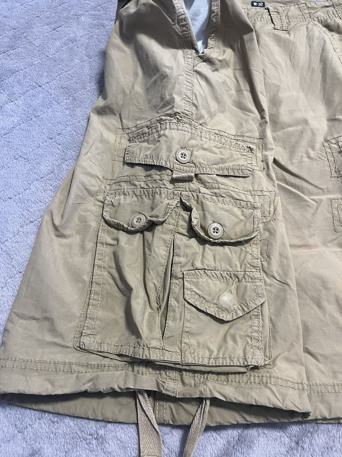Ecko Unltd. × Vintage 💥CRAZY Y2K CARGO ECKO UNLTD SHORTS Size US 32 / EU 48 - 4 Thumbnail