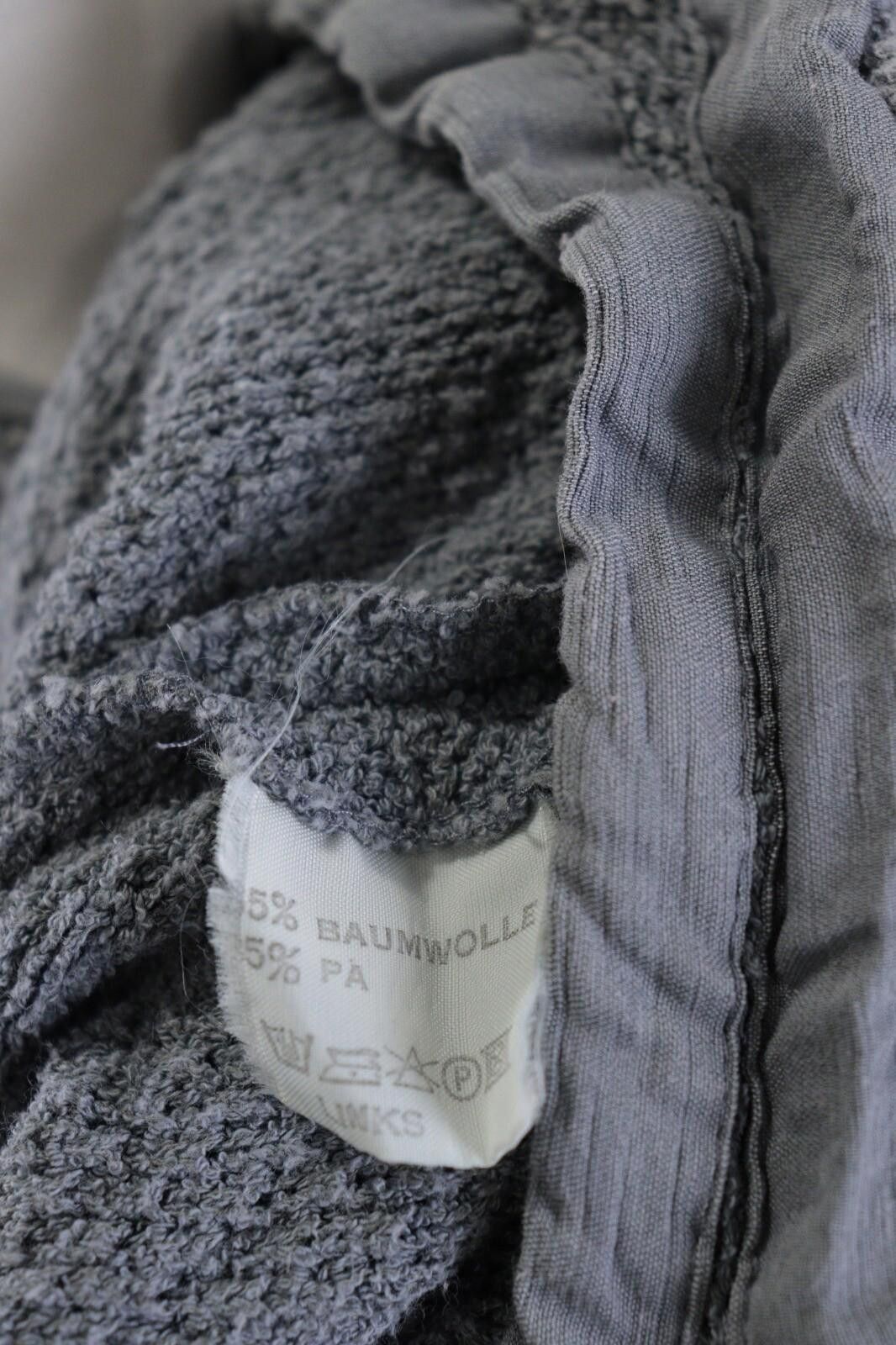 Designer Absolut By Zebra Gray Open Knit Cape Sweater Size 2 / M Size US M / EU 48-50 / 2 - 11 Thumbnail