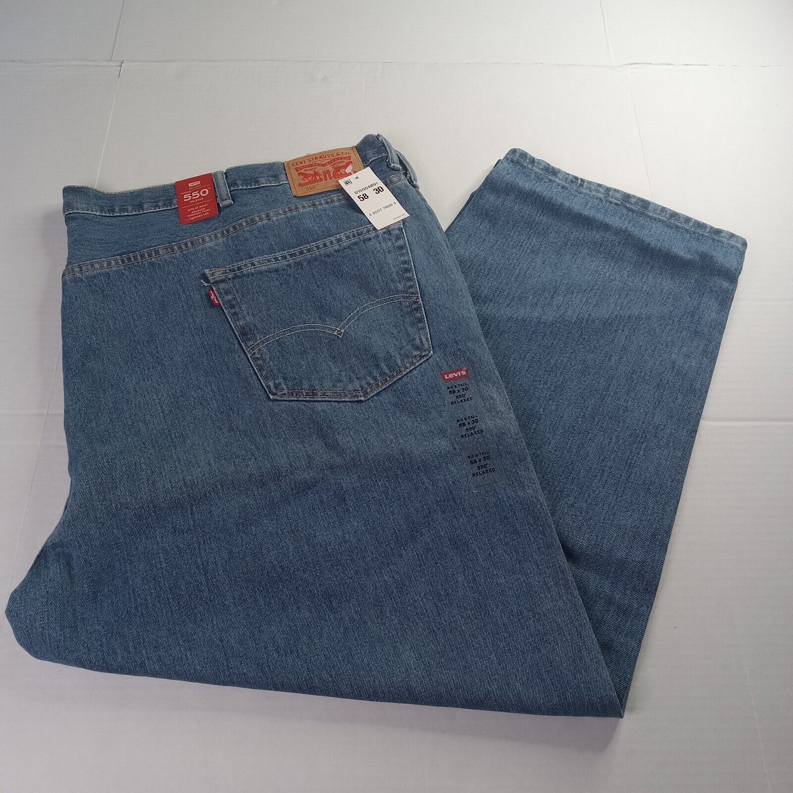 Levi's Levi's 550 Relaxed Jeans Men’s Size 58x30 Blue Loose Tapered Size US 44 / EU 60 - 1 Thumbnail