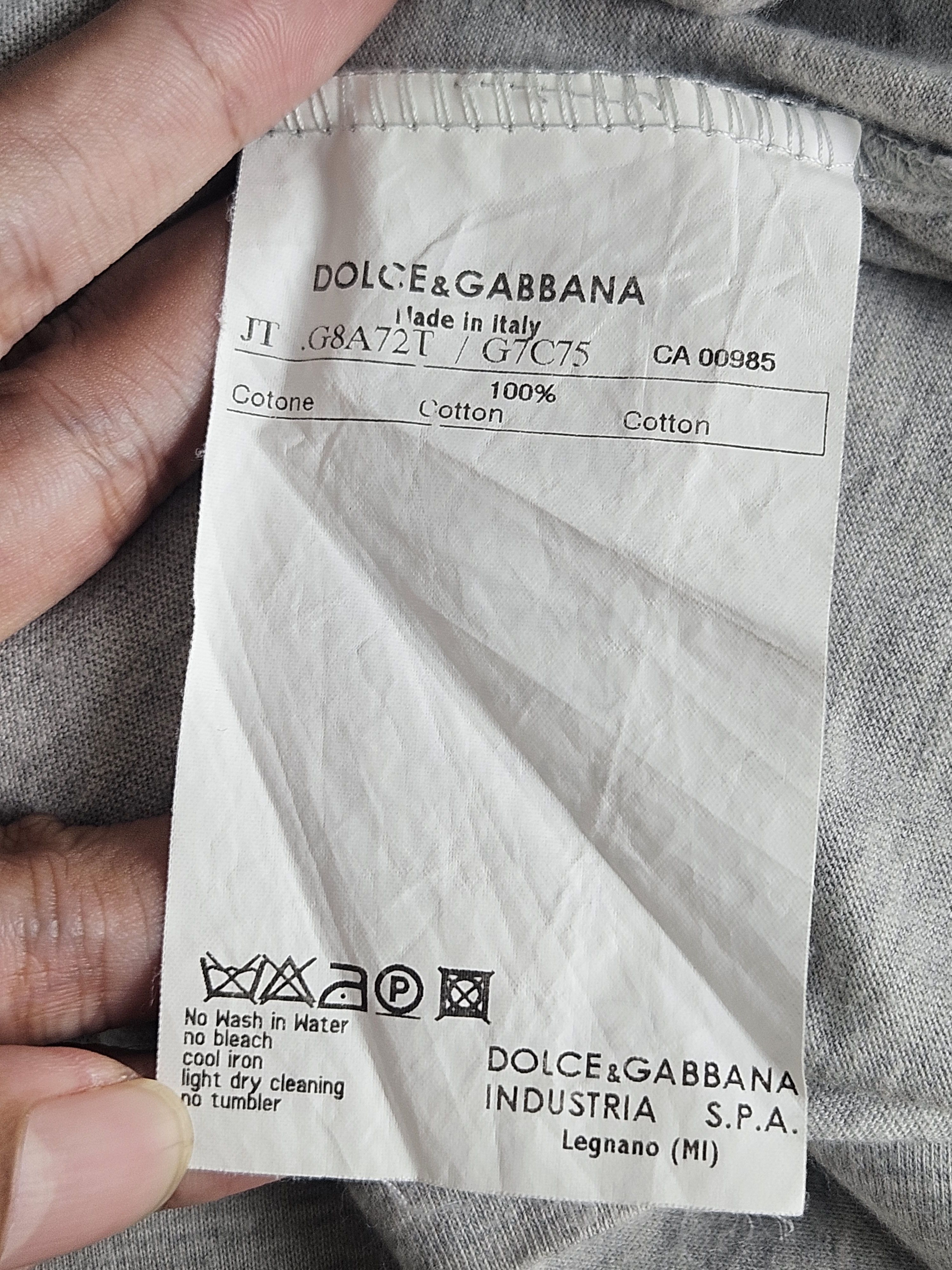 Dolce & Gabbana Vintage Dolce Gabbana Steve McQueen print logo tee shirt Size US M / EU 48-50 / 2 - 6 Thumbnail