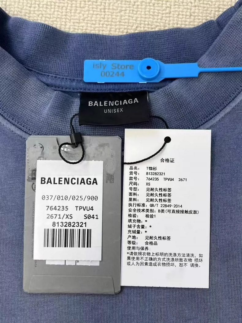 Balenciaga Balenciaga Letter Logo embroidered crewneck pullover T-shi Size US XS / EU 42 / 0 - 4 Thumbnail