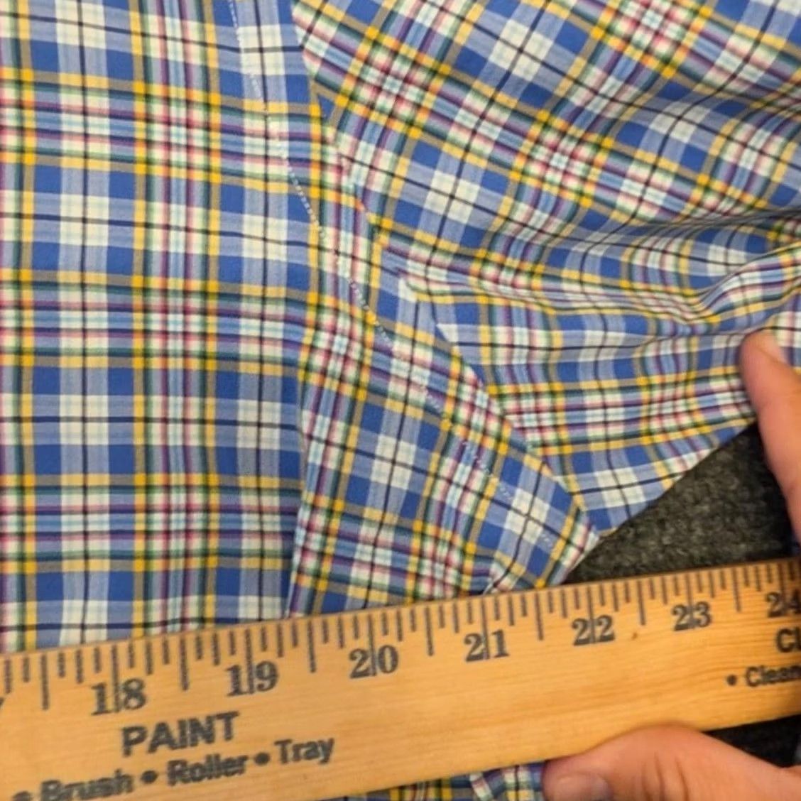 Polo Ralph Lauren Polo Ralph Lauren Shirt Mens Medium Blue Plaid Cotton Button Down Long Sleeve Size US M / EU 48-50 / 2 - 6 Thumbnail