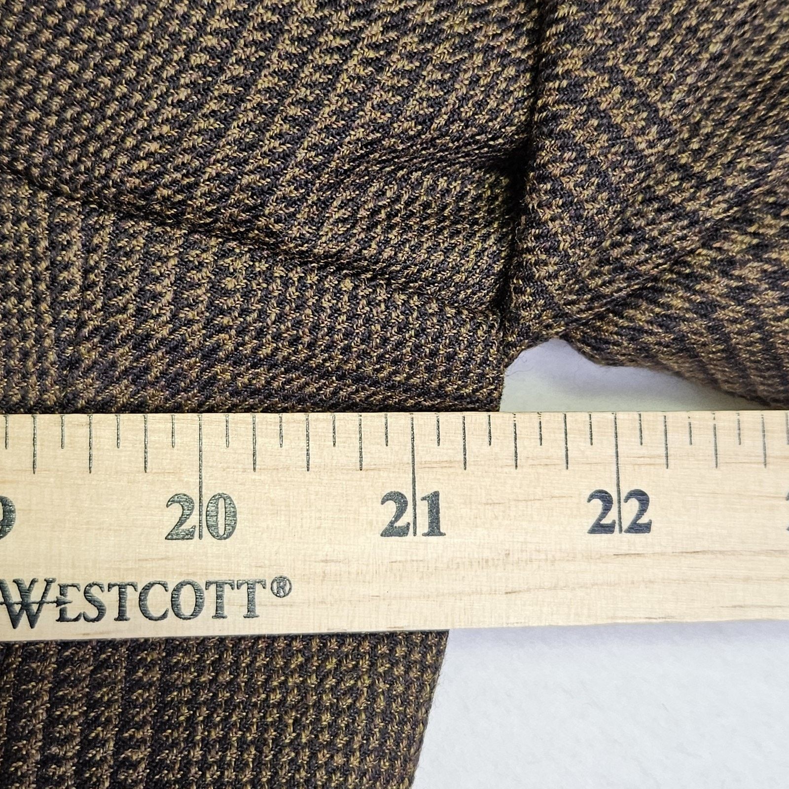 Jos. A. Bank Jos A Bank Blazer Men 40S Windowpane Plaid Jacket Size 40S - 13 Thumbnail