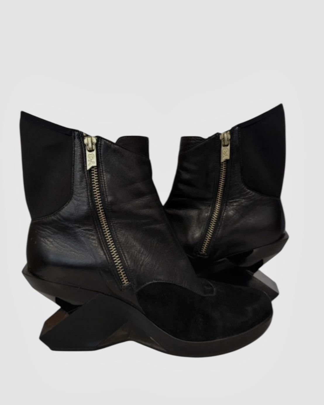 Y-3 y-3 by yohji yamamoto heeled boots Size US 5 / IT 35 - 1 Thumbnail
