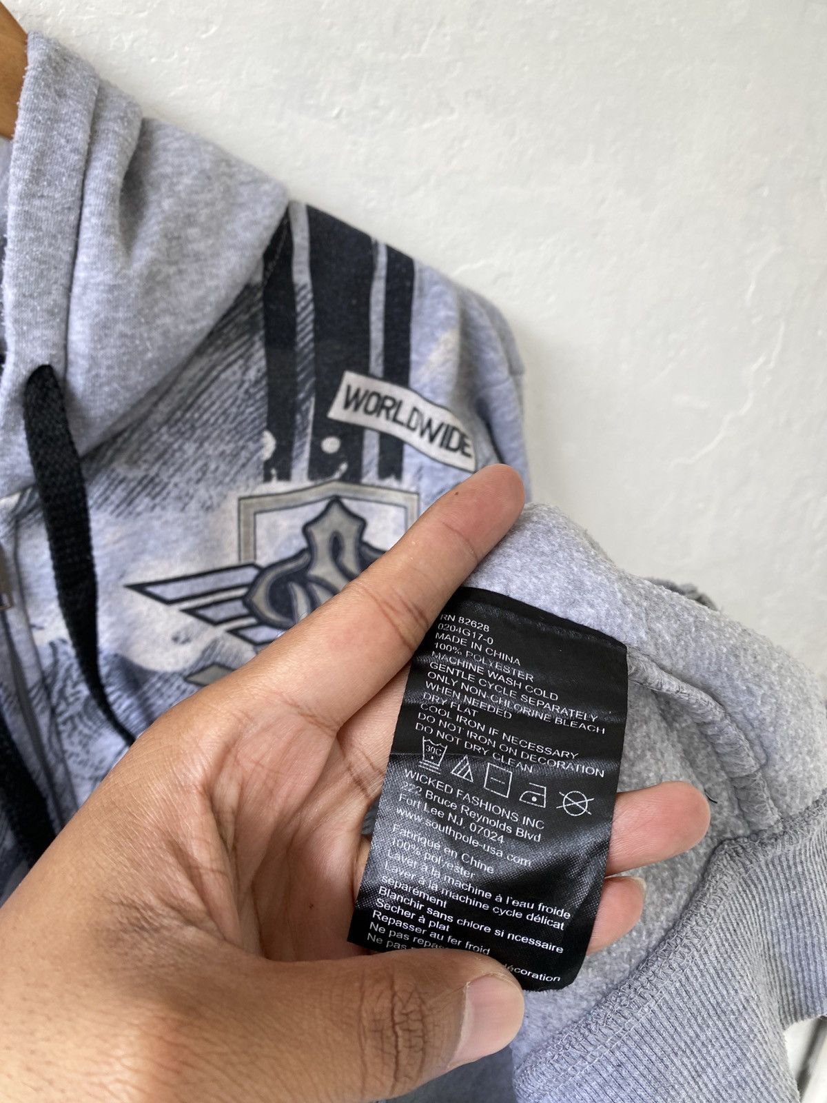 Southpole Vintage Y2K Southpole Zip Hoodie All Over Print Size US L / EU 52-54 / 3 - 4 Thumbnail