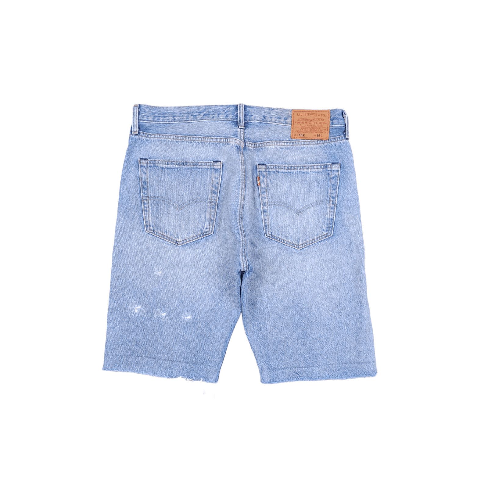 Levi's × Levi's Vintage Clothing Vintage Levis 501 Distressed Ripped Shorts Denim Jorts Size US 36 / EU 52 - 2 Thumbnail