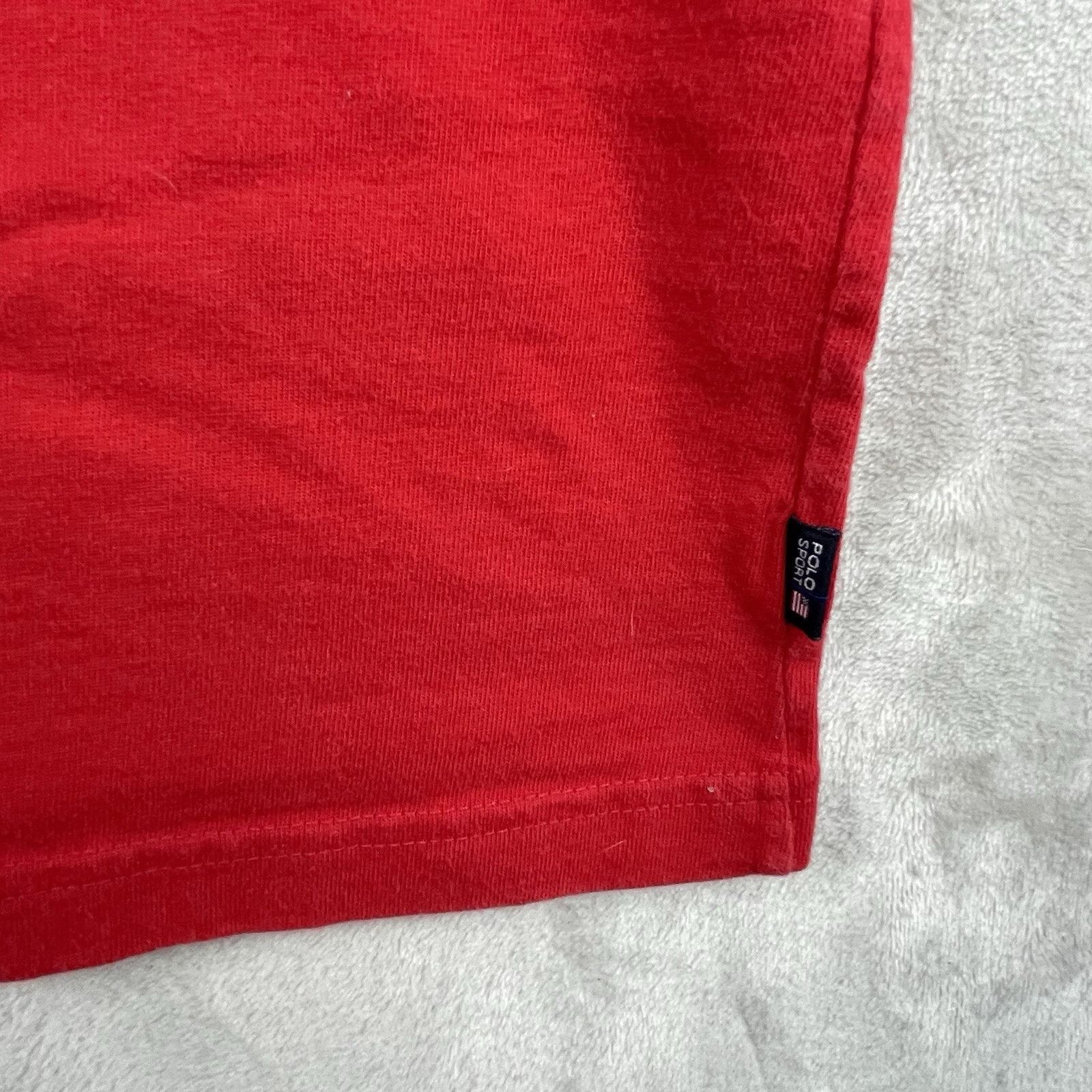 Ralph Lauren 90s Polo Sport Ralph Lauren Mens XL T Shirt Logo Collar Peru Size US XL / EU 56 / 4 - 6 Thumbnail