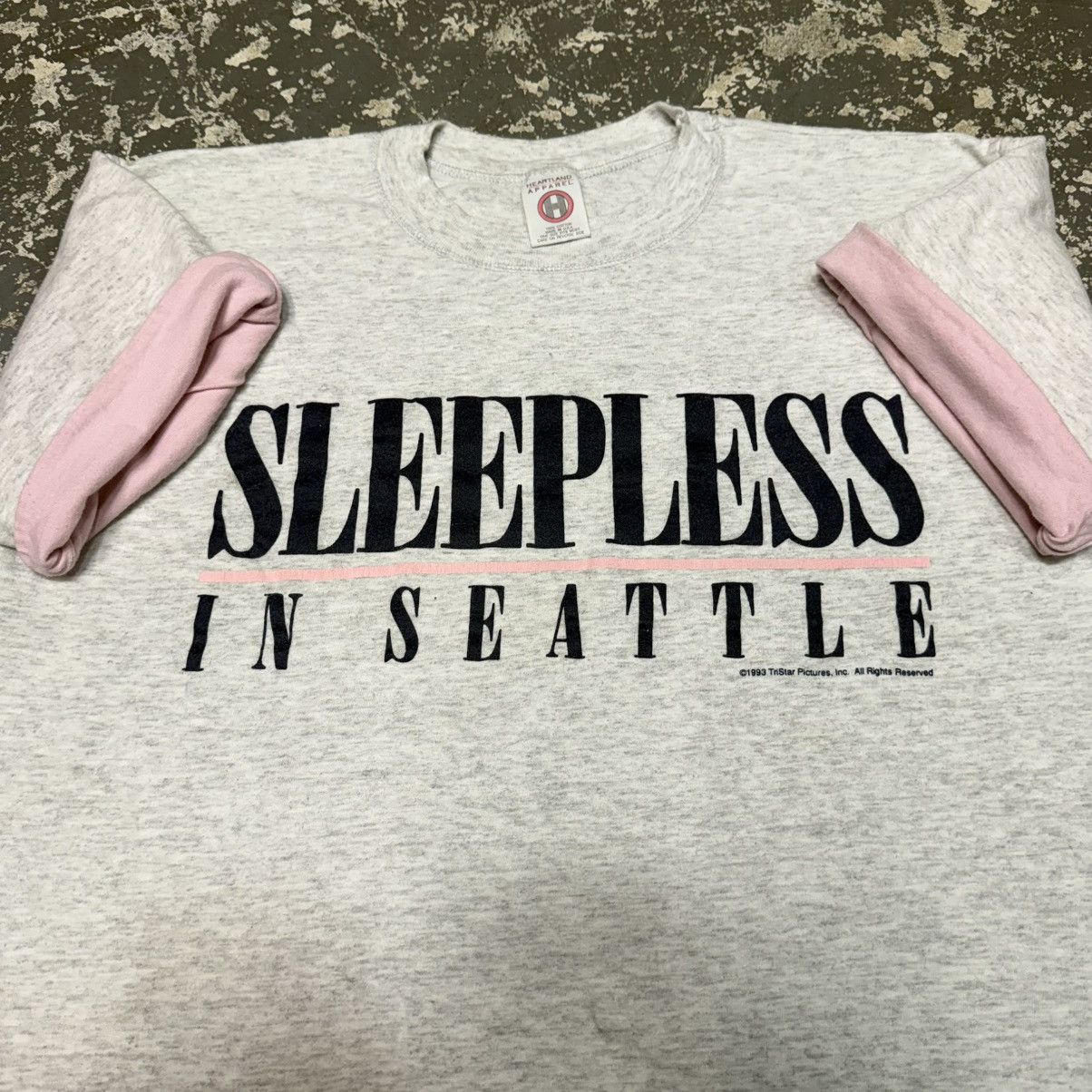 Vintage Vintage Sleepless In Seattle 1993 Grey Tshirt Size US XL / EU 56 / 4 - 4 Thumbnail