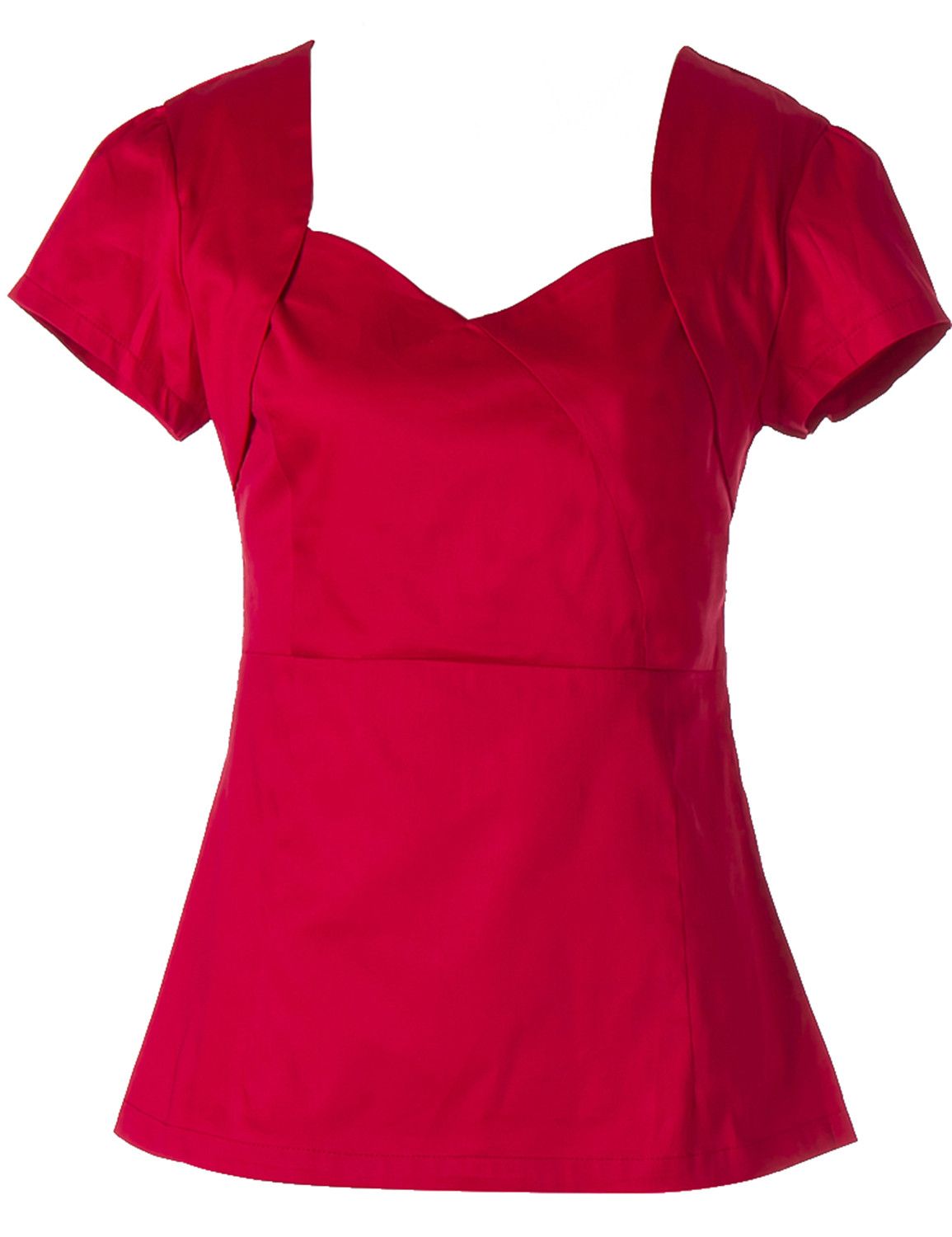 Other Red slim fit retro women's tops Size S / US 4 / IT 40 - 1 Thumbnail