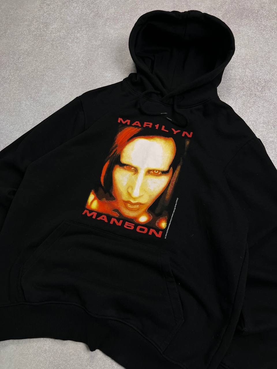 Marilyn Manson Vintage Marilyn Manson Licensed Boxy Hoodie Y2K M Size US M / EU 48-50 / 2 - 3 Thumbnail