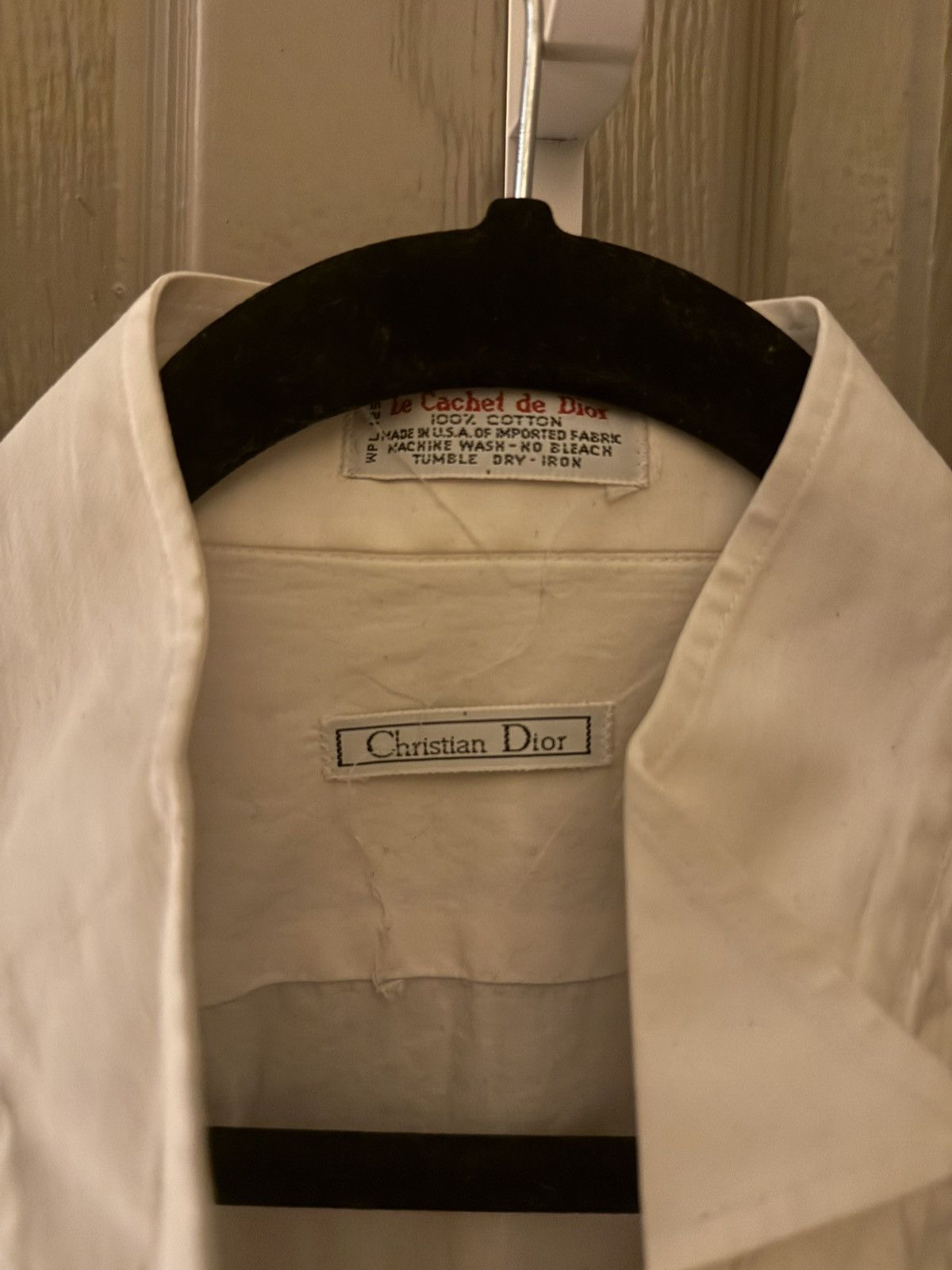 Christian Dior Monsieur Made in the USA Christian Dior tuxedo shirt from the 80’s Size 42R - 2 Thumbnail
