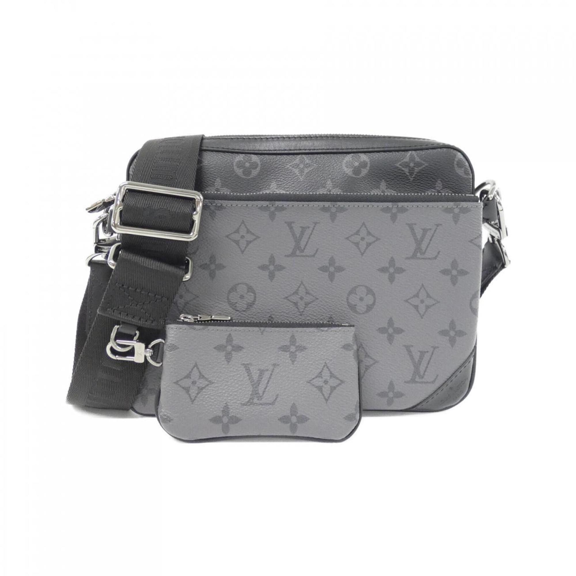 Louis Vuitton Monogram Eclipse Reverse Trio Messenger M69443 Shoulder Bag in Black, Women's