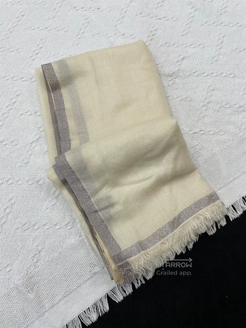 Loro Piana Loro Piana size 85x200 Cashmere Scarf Size ONE SIZE - 3 Thumbnail