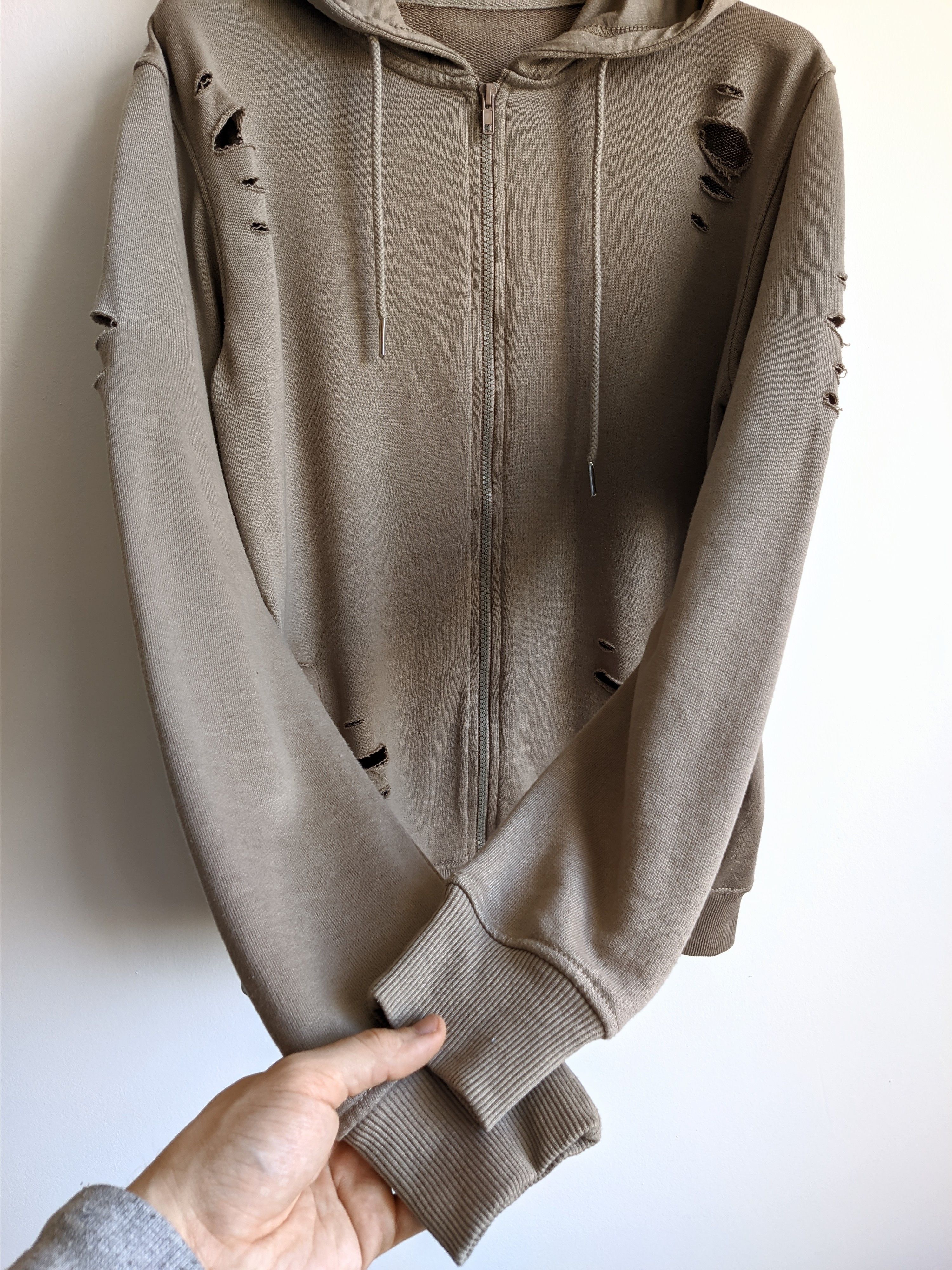 Vintage Vintage distressed zip hoodie grunge Size US M / EU 48-50 / 2 - 5 Thumbnail