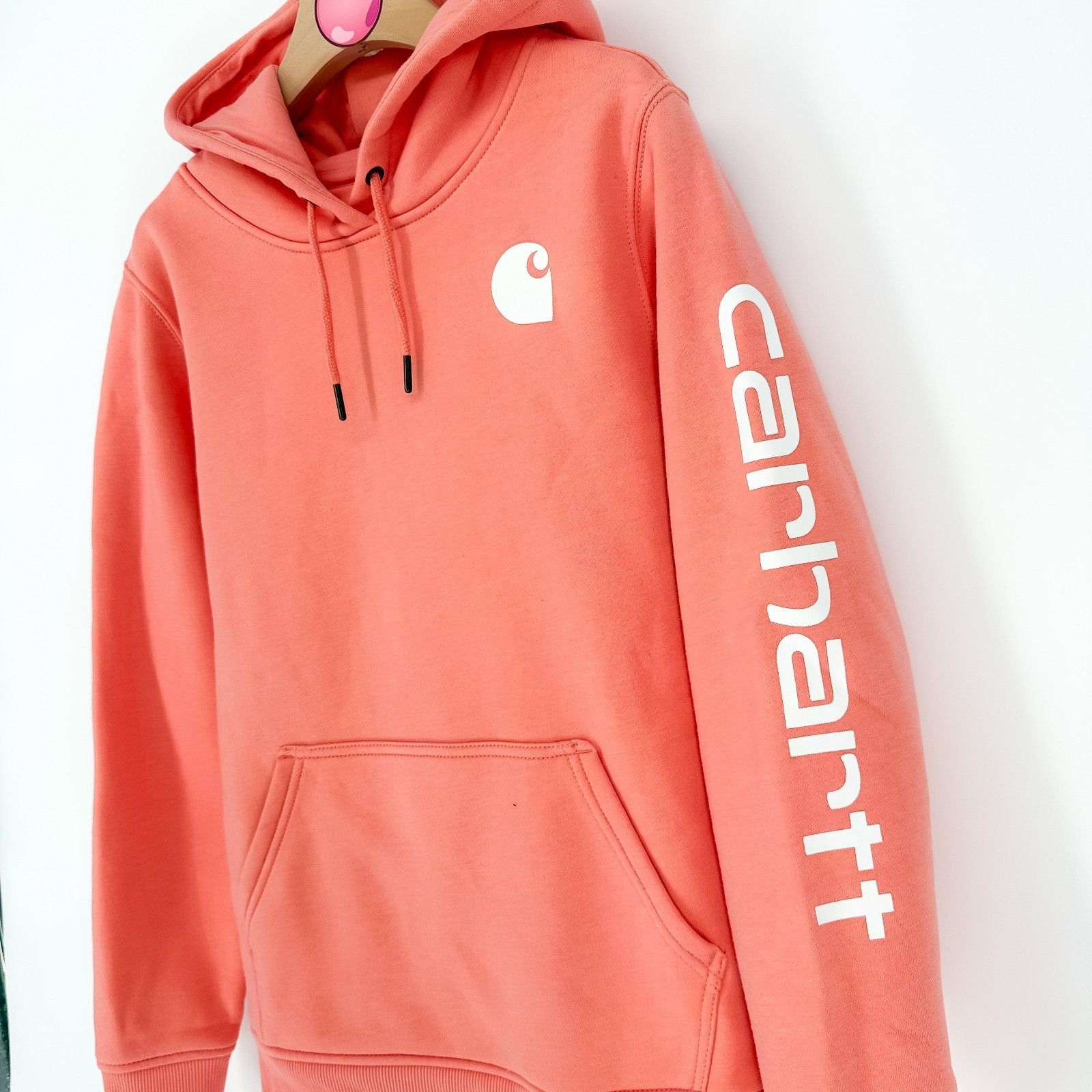 Carhartt Carhartt Hoodie Womens M Relaxed Fit Midweight Logo Sleeve C Size M / US 6-8 / IT 42-44 - 3 Thumbnail