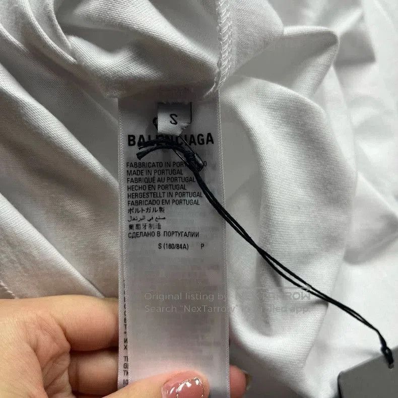 Balenciaga Balenciaga White Coke Logo Short Sleeve Tee. Size US XS / EU 42 / 0 - 6 Thumbnail
