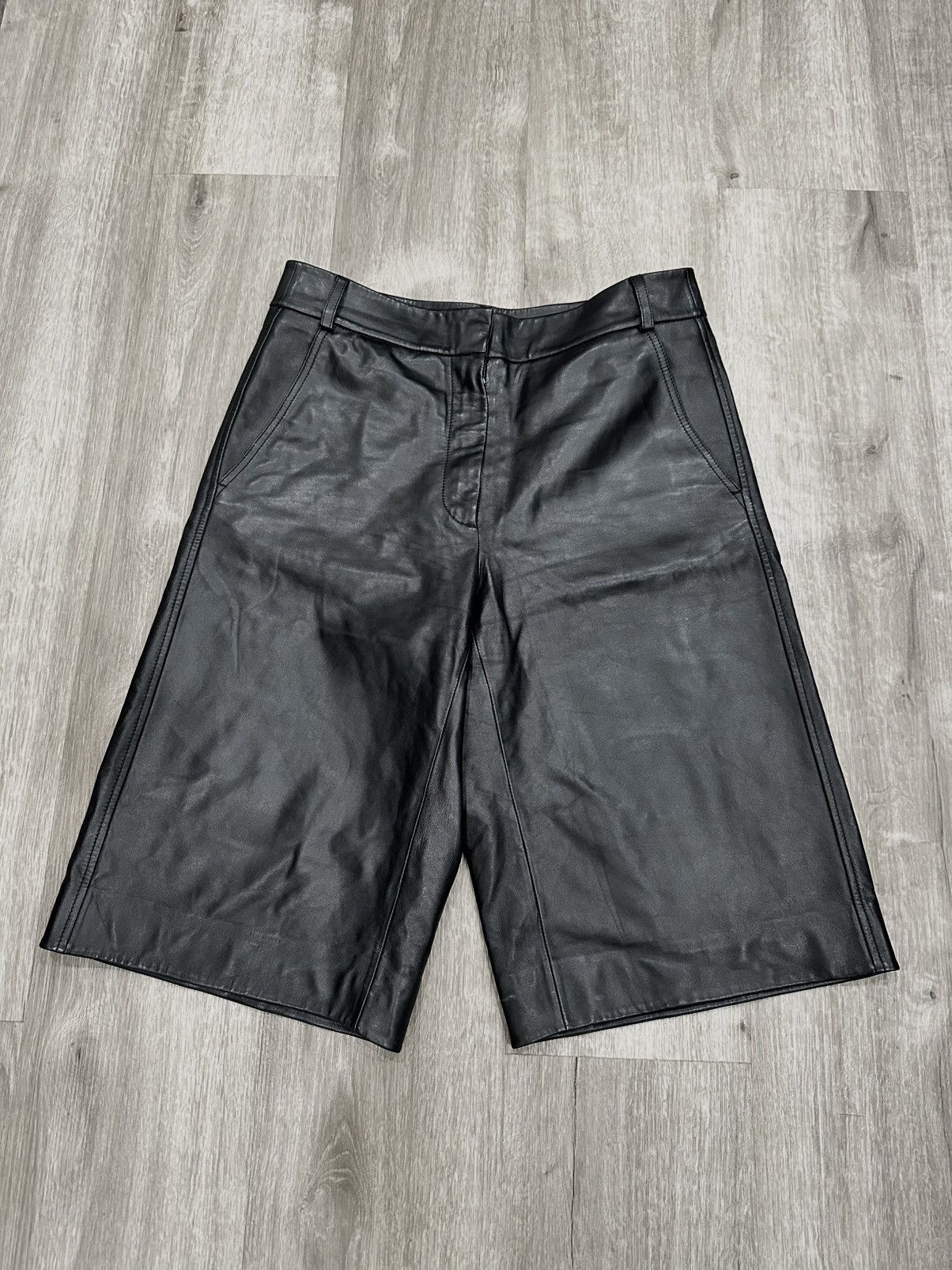 Acne Studios Lamb Leather Shorts