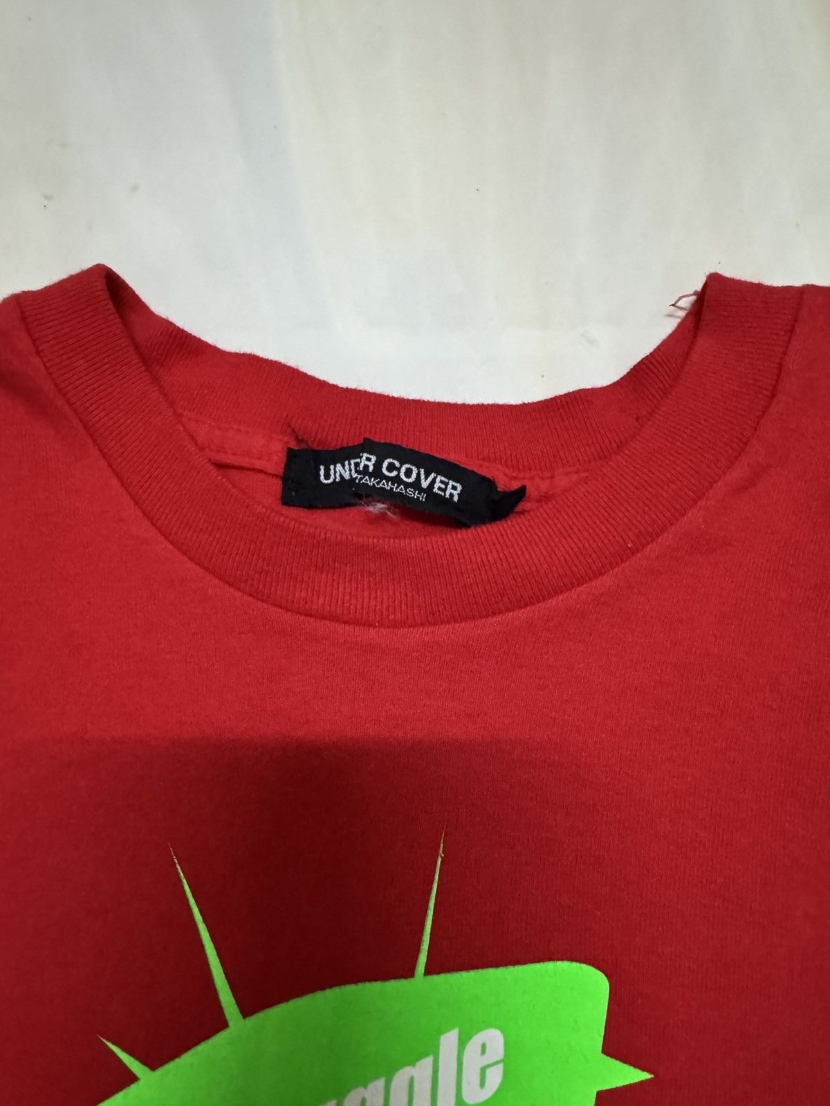 Undercover Vintage Undercover "We Are The Brain Police" red T-shirt. Size US M / EU 48-50 / 2 - 6 Thumbnail