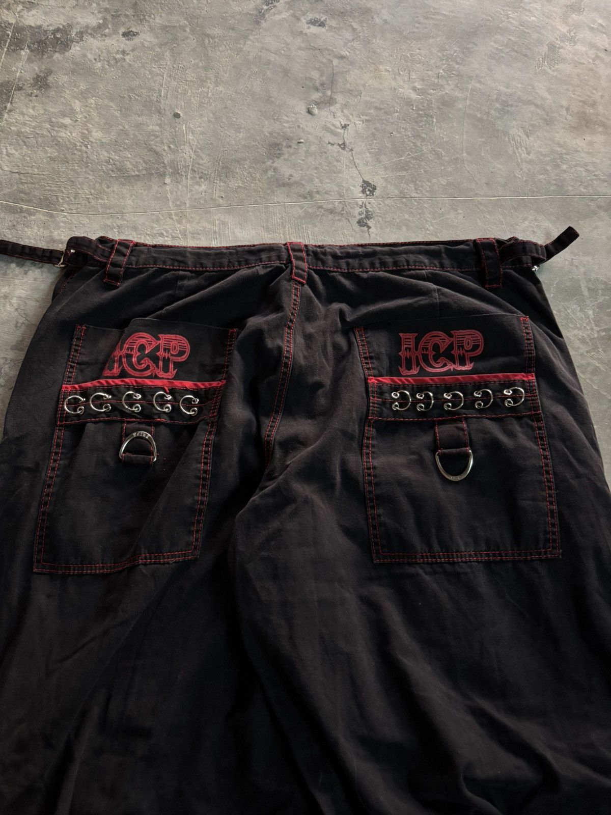 Tripp NYC 🔥🤡SUPER RARE BAGGY TRIPP NYC ICP VERSION RAVER GOTHIC PANT🤡🔥 Size US 42 / EU 58 - 19 Thumbnail