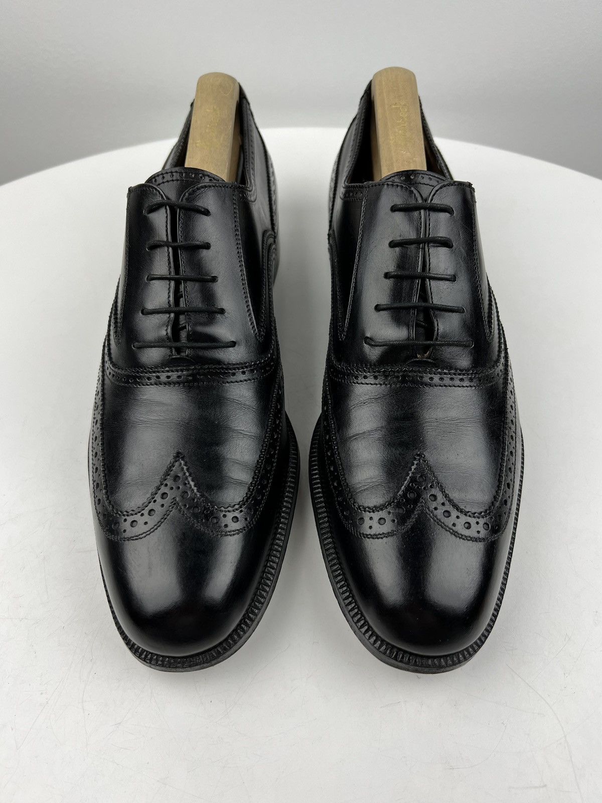 Salvatore Ferragamo SALVATORE FERRAGAMO Oxfords Leather Shoes Black Men’s Size US 10 / EU 43 - 7 Thumbnail