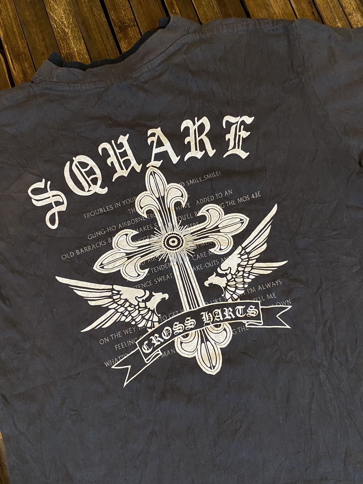 Japanese Brand SQUARE CROSS IFSIXWASNINE TSHIRT Size US M / EU 48-50 / 2 - 2 Thumbnail