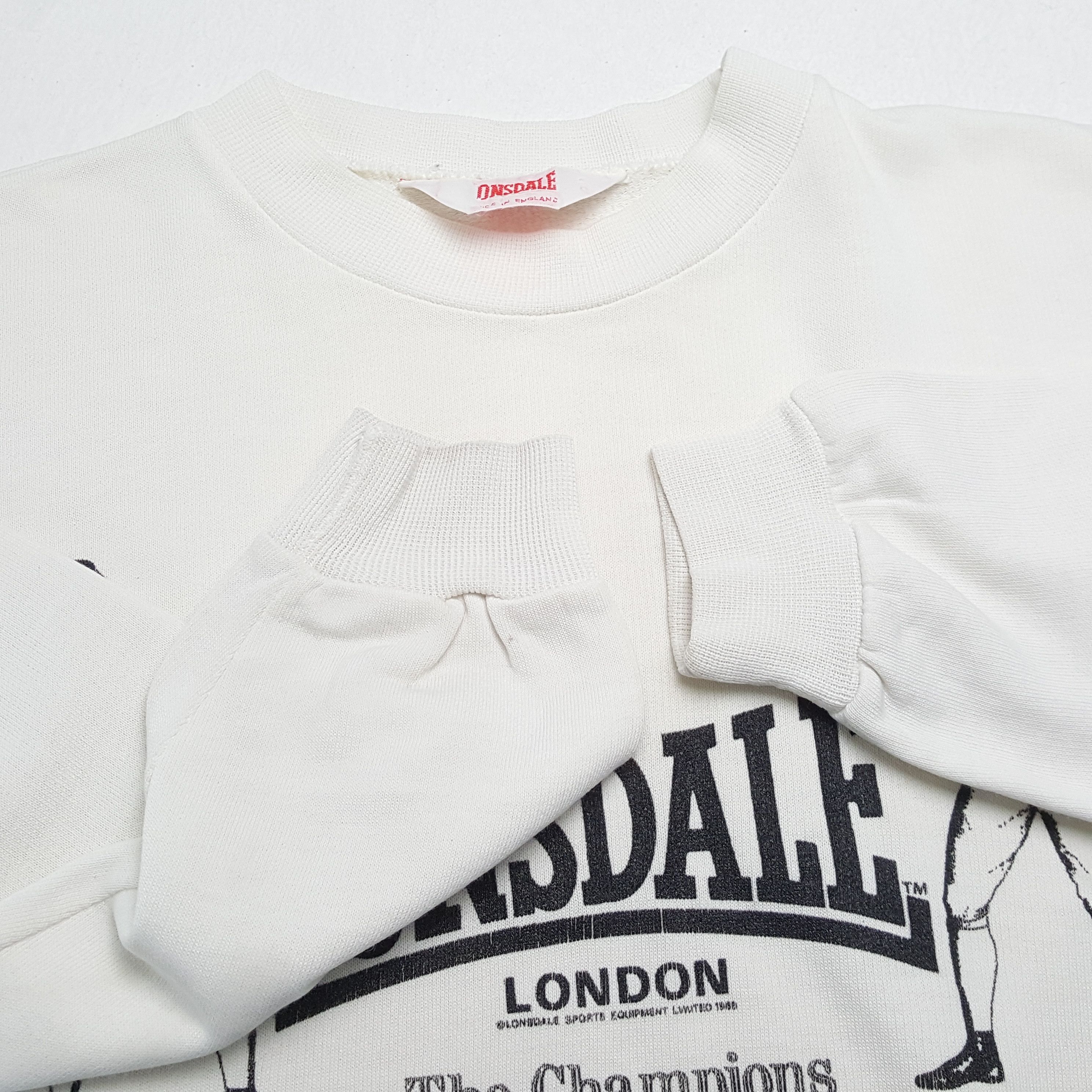 Lonsdale × Vintage Vintage LONSDALE Fashion Punk Band Style Sweatshirts Size US M / EU 48-50 / 2 - 8 Thumbnail