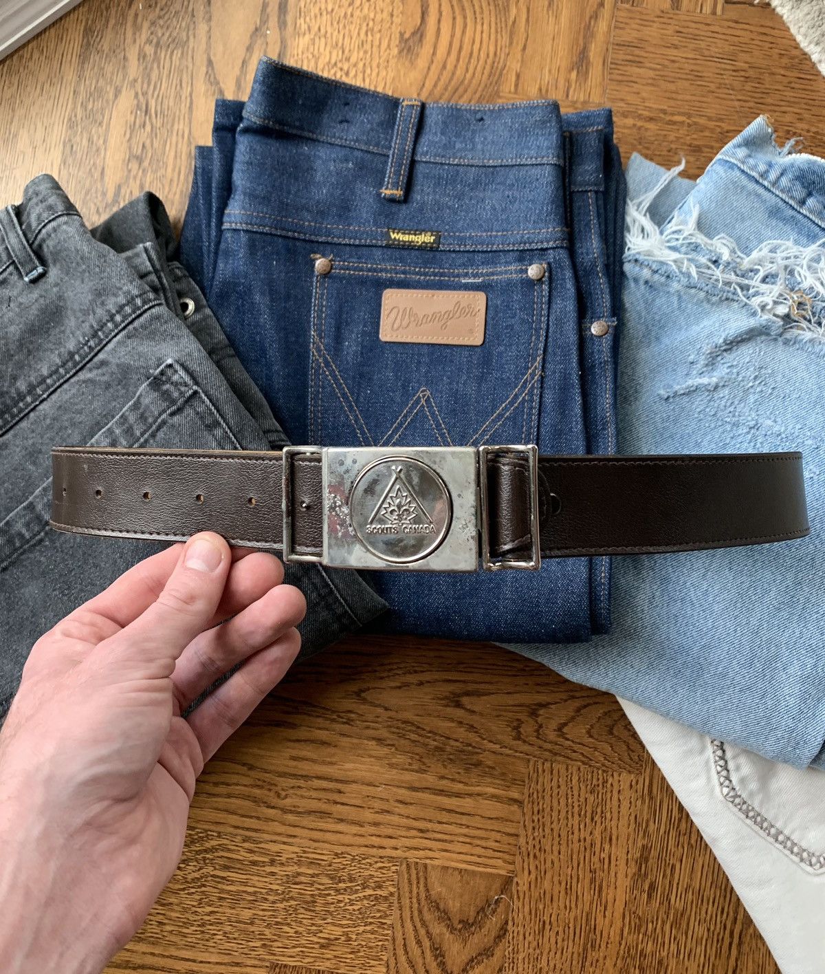 Vintage Vintage Boy Scouts Belt Adjustable Chestnut Silver 28 30 USA Size ONE SIZE - 11 Thumbnail