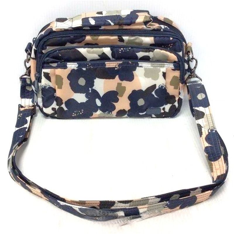 Designer LUG Scoop Flower Stripe Quilted Convertible Crossbody Bag Size ONE SIZE - 7 Thumbnail
