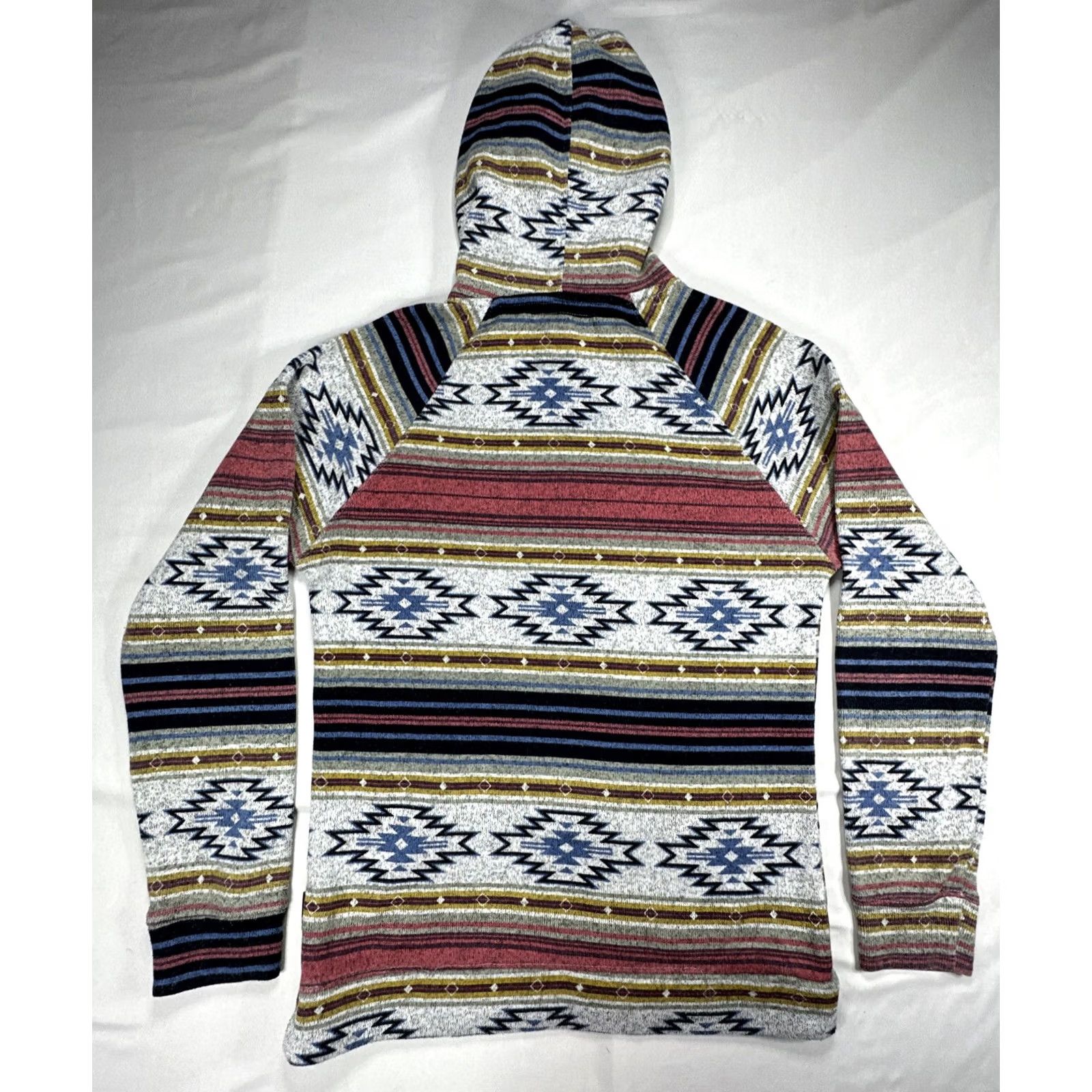 CLOT Brooklyn Cloth Sz L 1/4 Zip Sweatshirt Hoodie Fleece Aztec Tribal Southwestern AOP Mens Size US L / EU 52-54 / 3 - 8 Thumbnail