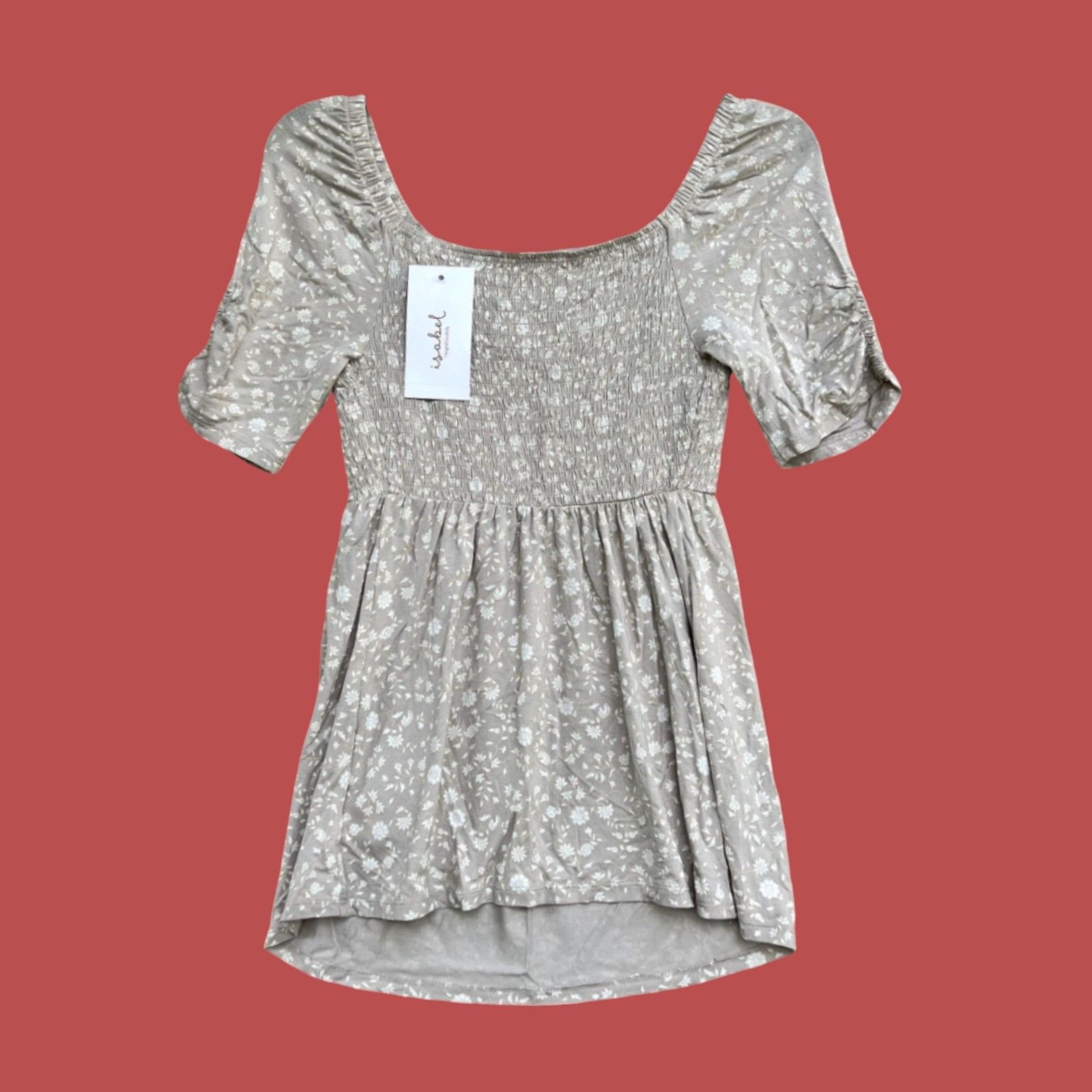 Other Isabel Maternity - Women's Maternity Blouse - Cream Floral - Size XS / US 0-2 / IT 36-38 - 2 Thumbnail