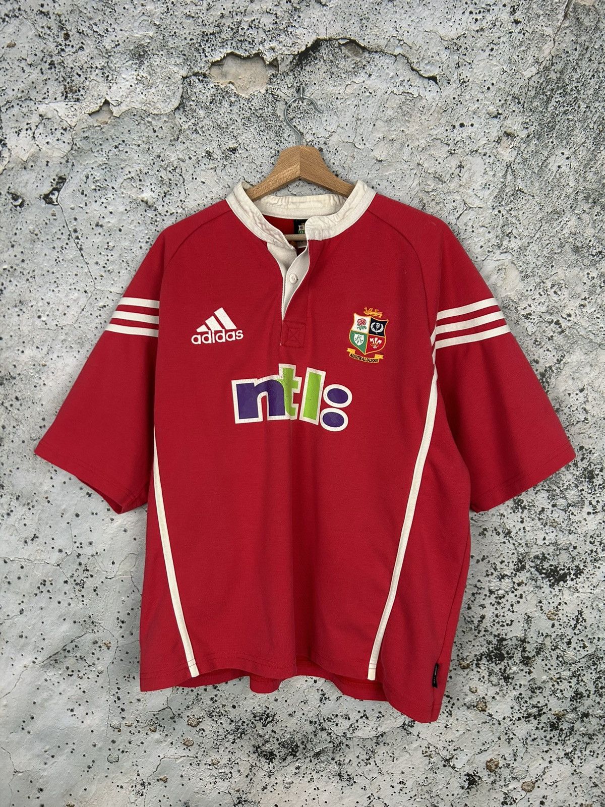 Adidas Vintage Adidas Australia 2001 Rugby World Cup League Jersey Size US M / EU 48-50 / 2 - 1 Thumbnail