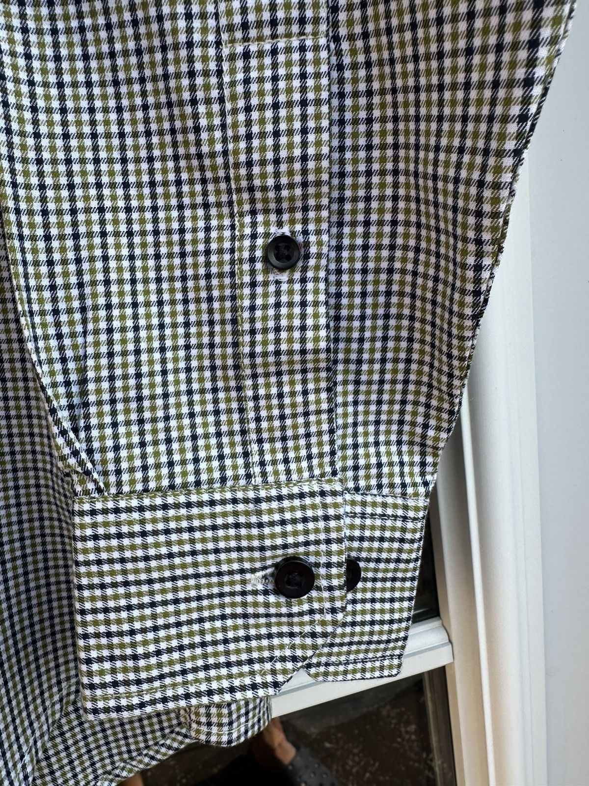 Dolce & Gabbana Dolce & Gabbana checkered two tone premium shirt Size US M / EU 48-50 / 2 - 6 Thumbnail