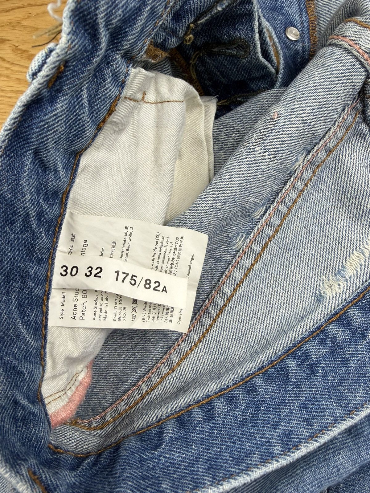 Acne Studios Acne Studios 1996 Vintage Patch Jeans 30/32 Size US 30 / EU 46 - 5 Thumbnail