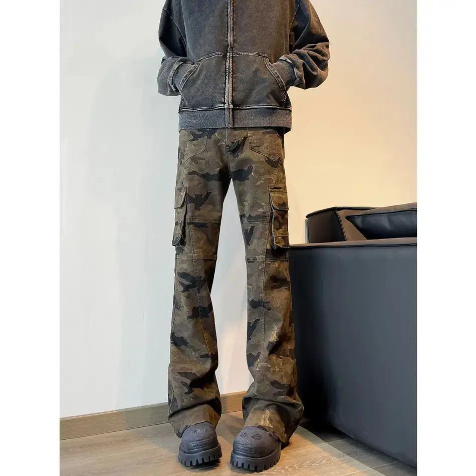 Japanese Brand Retro loose hip-hop straight leg jeans Size US 30 / EU 46 - 2 Thumbnail