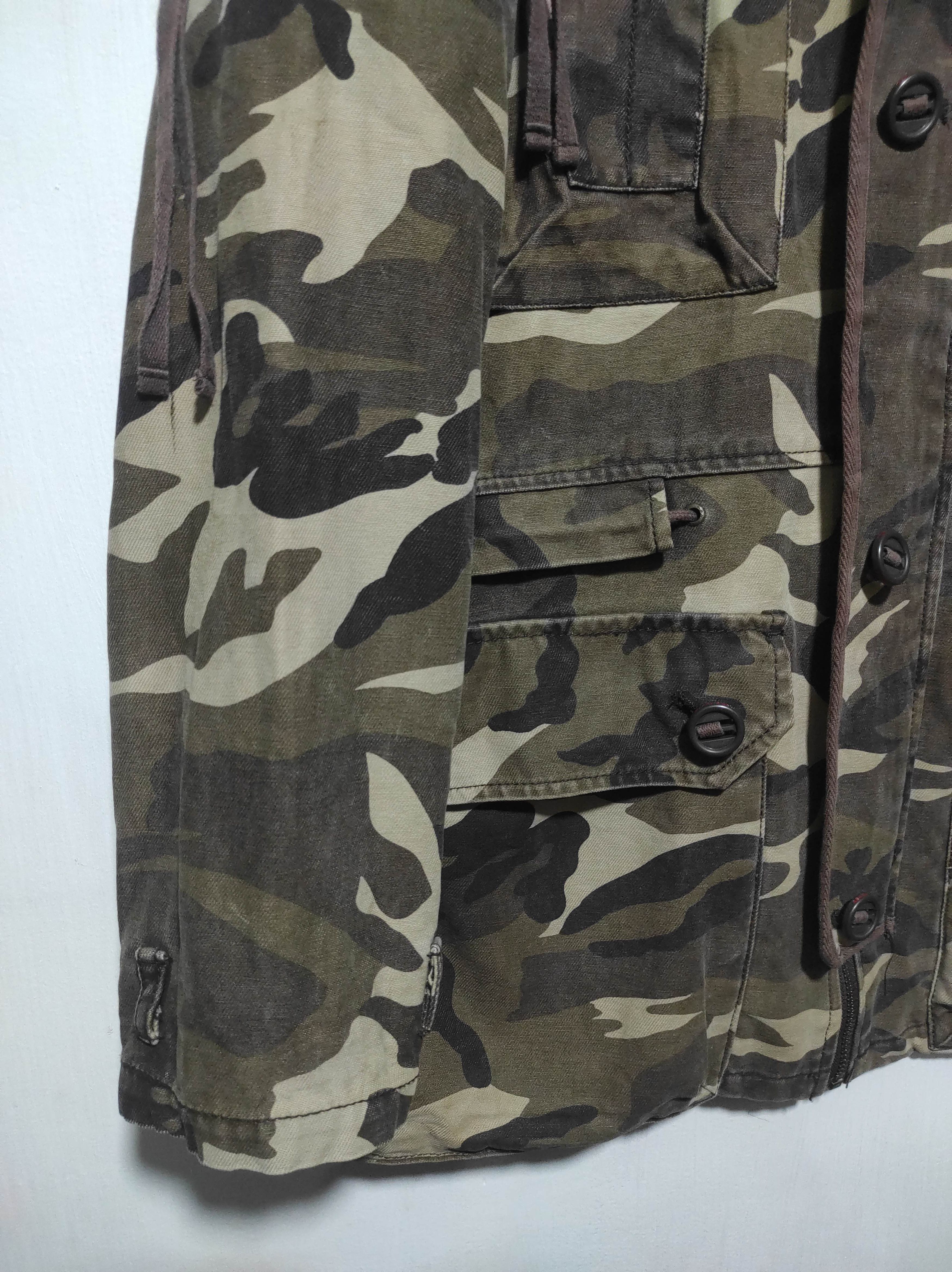 14th Addiction Ask Enquired Camo Multi Pocket Hoodie Jacket Size US M / EU 48-50 / 2 - 5 Thumbnail