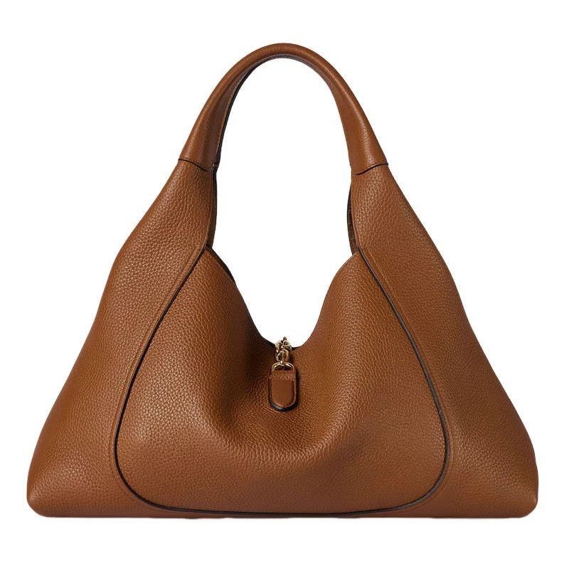 Gucci GUCCI Softbit Maxi Brown Leather Shoulder Bag New Auth Size ONE SIZE - 4 Thumbnail