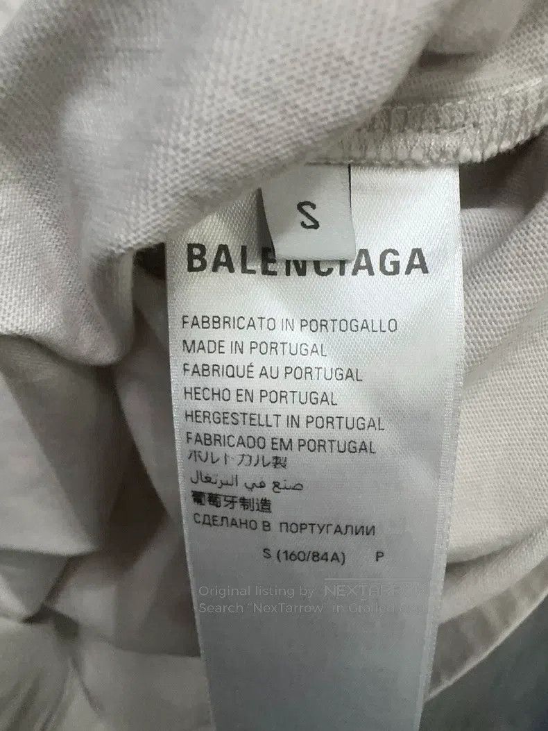 Balenciaga Balenciaga Reflective Logo Short Sleeve Size US S / EU 44-46 / 1 - 4 Thumbnail