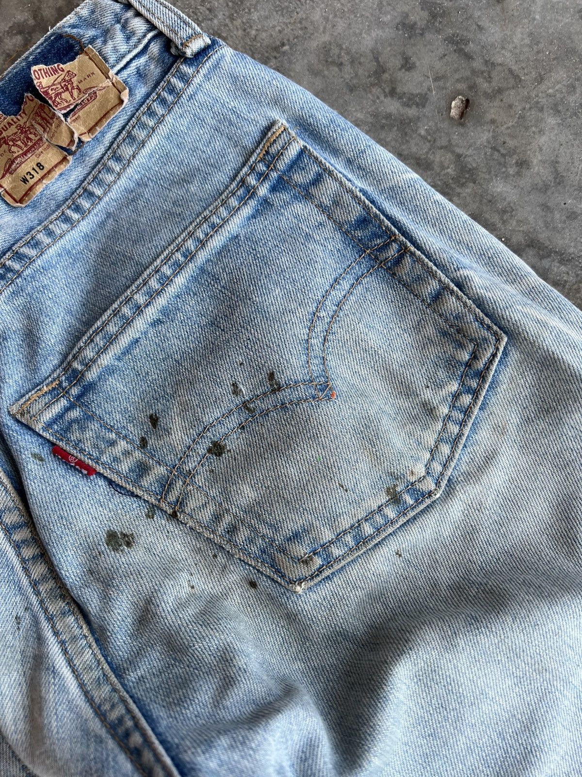 Japanese Brand × Levi's 🌈90’s Levis Painter Distress Jeans Size US 28 / EU 44 - 13 Thumbnail