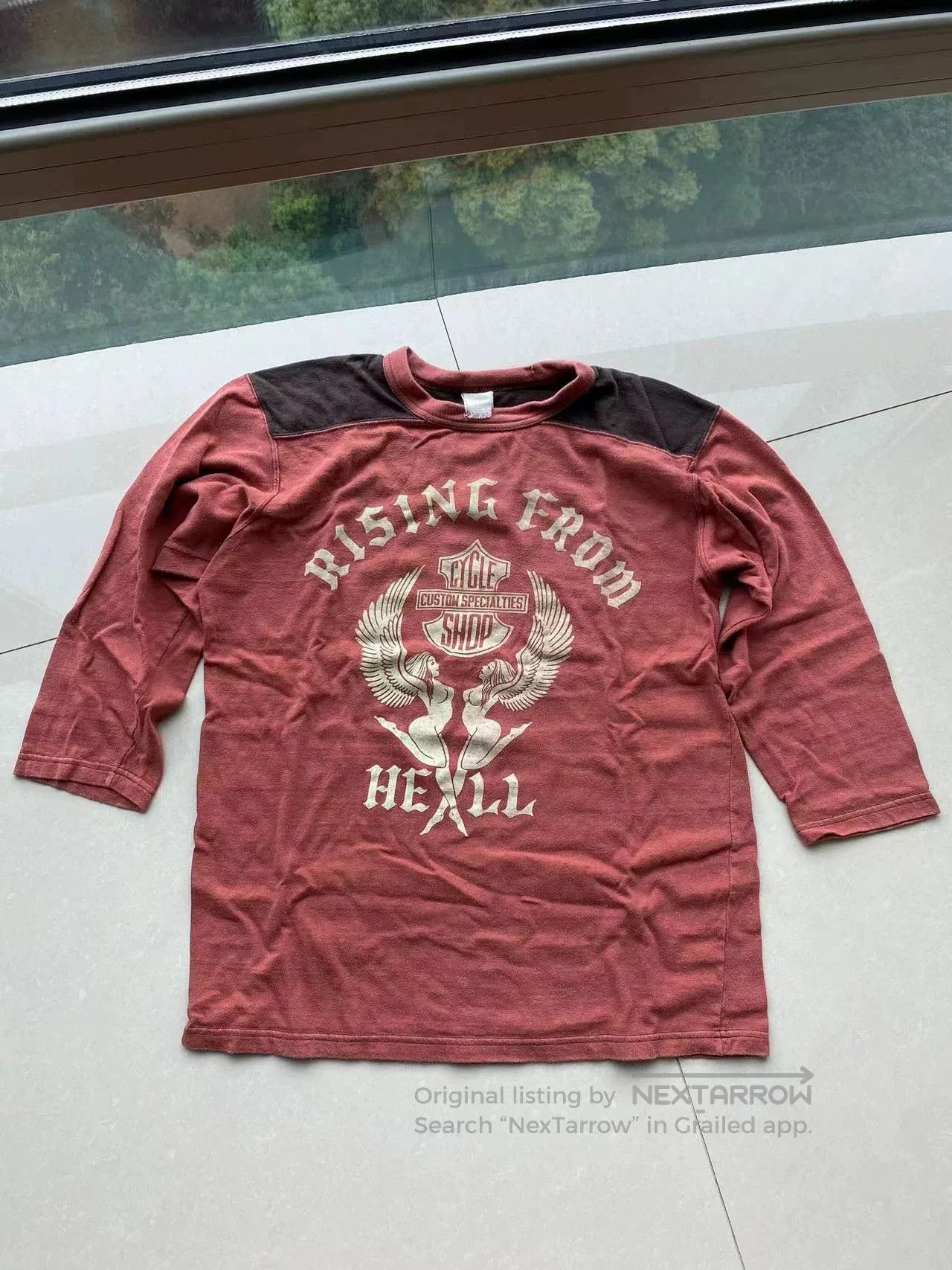 Freewheelers rising from hell long sleeve shirt. Size US M / EU 48-50 / 2 - 1 Thumbnail