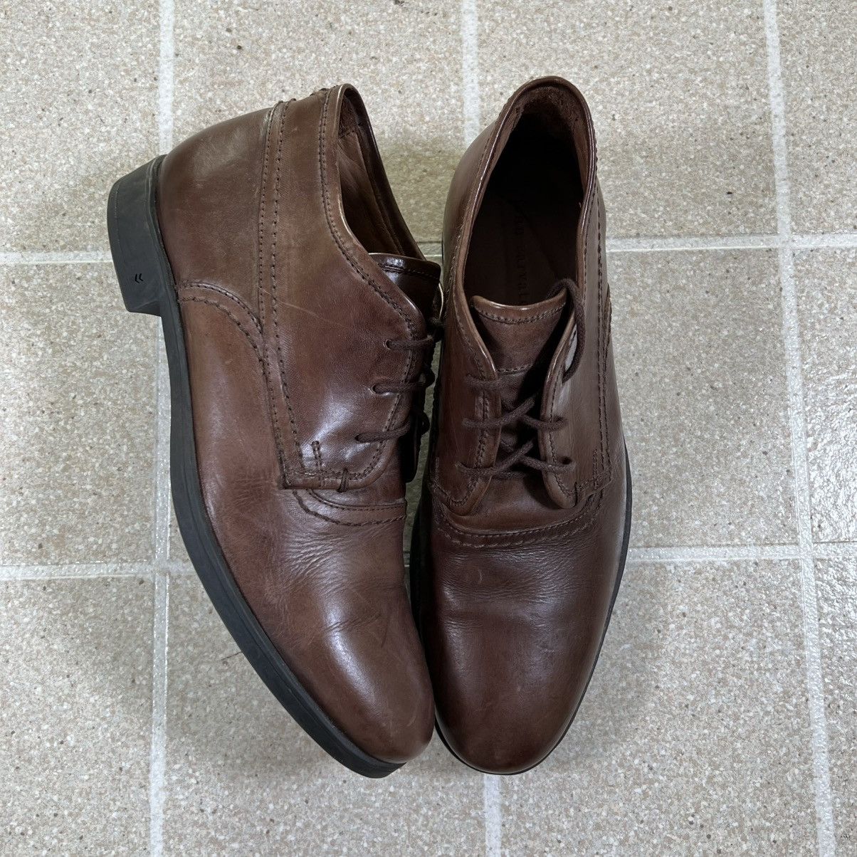 John Varvatos John Varvatos Brown Leather Boot Derby Oxford  display picture 3
